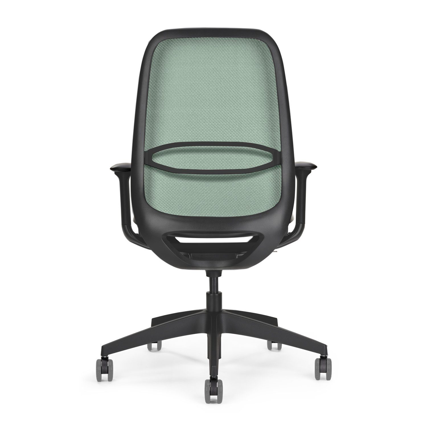 sedus Drehstuhl und (automatischer se:air: Design) Bürostuhl aus mit schwarz grün und Mulitfunktionsarmlehnen, Lordosenstütze, Netzmembran filigranes | Gewichtsanpassung Zeitloses