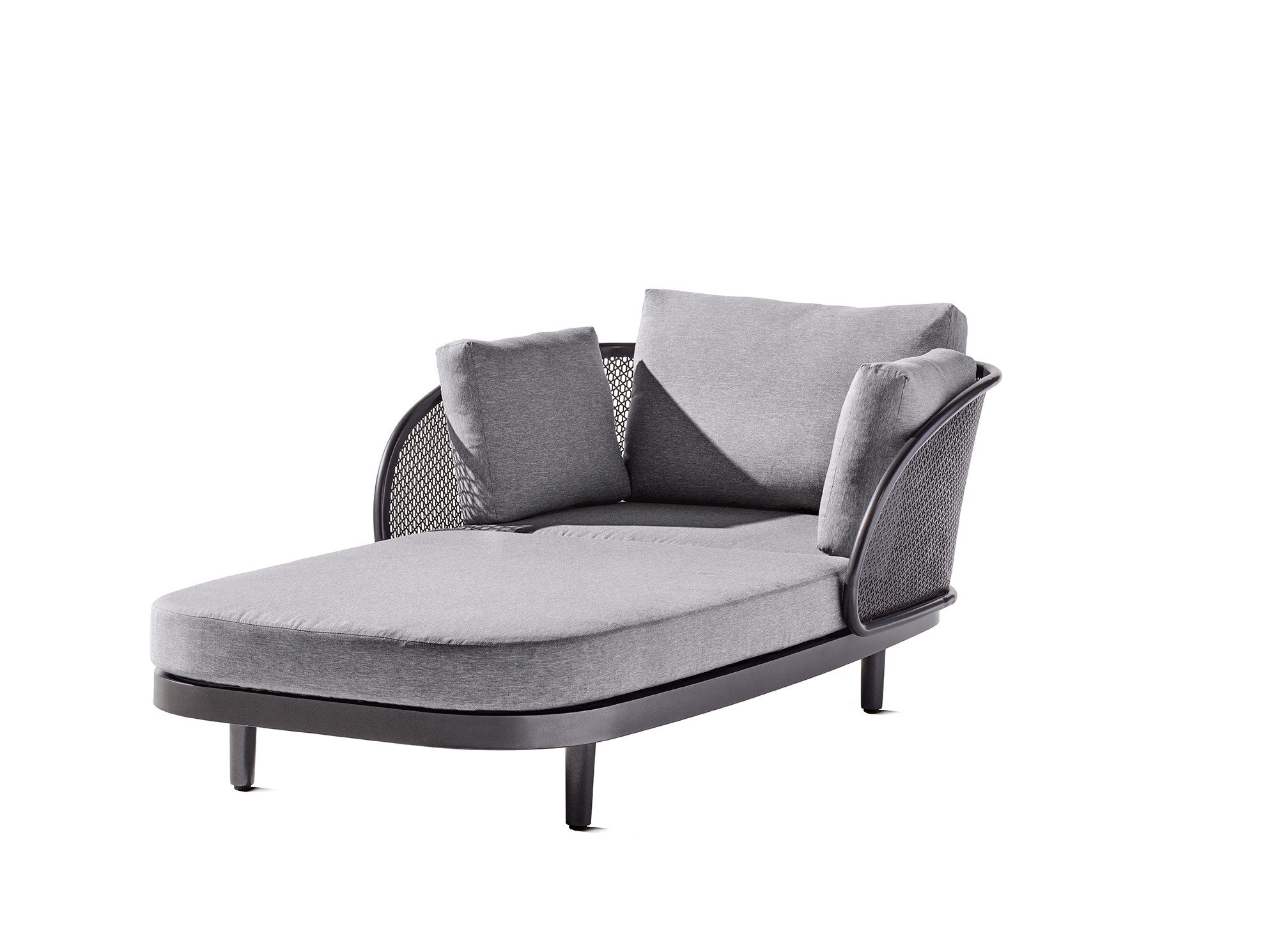 sieger Daybed Samoa, in hellgrau, Olefin,Polypropylen - 210x71x117cm (BxHxT)