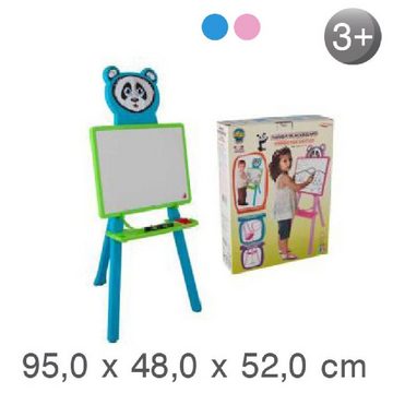 Pilsan Tafel Kindertafel Panda 03418, Höhe 95 cm Stift Schwamm Standtafel, ab 3 Jahren