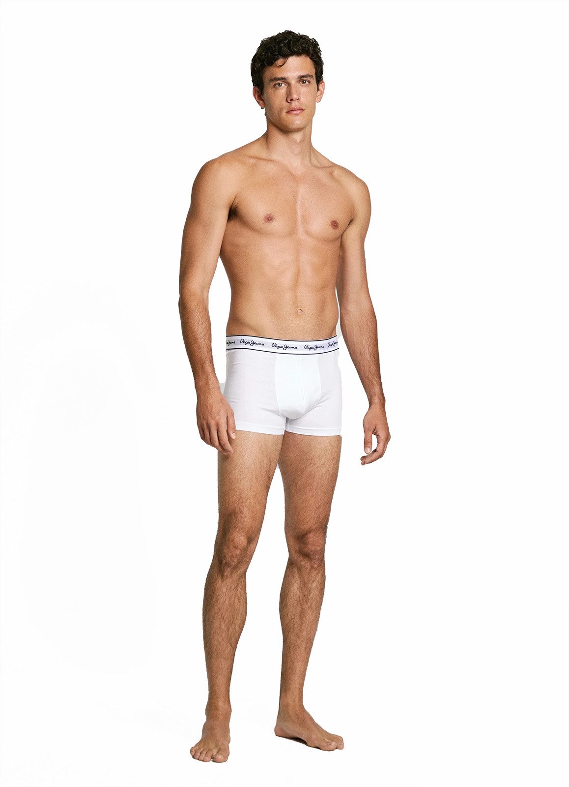 Pepe Jeans Boxershorts Stretch - PEPE TK 3P White (3er-Pack)