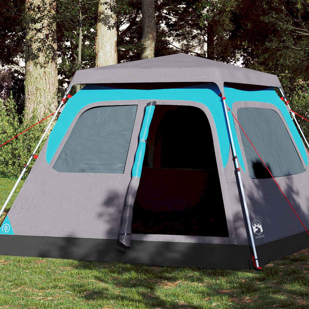 Faltzelt Campingzelt Kuppel 255 x 222 x 165 cm Blau