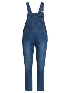 Sheego Stretch-Jeans Große Größen in Latzform aus elastischem Baumwollmix