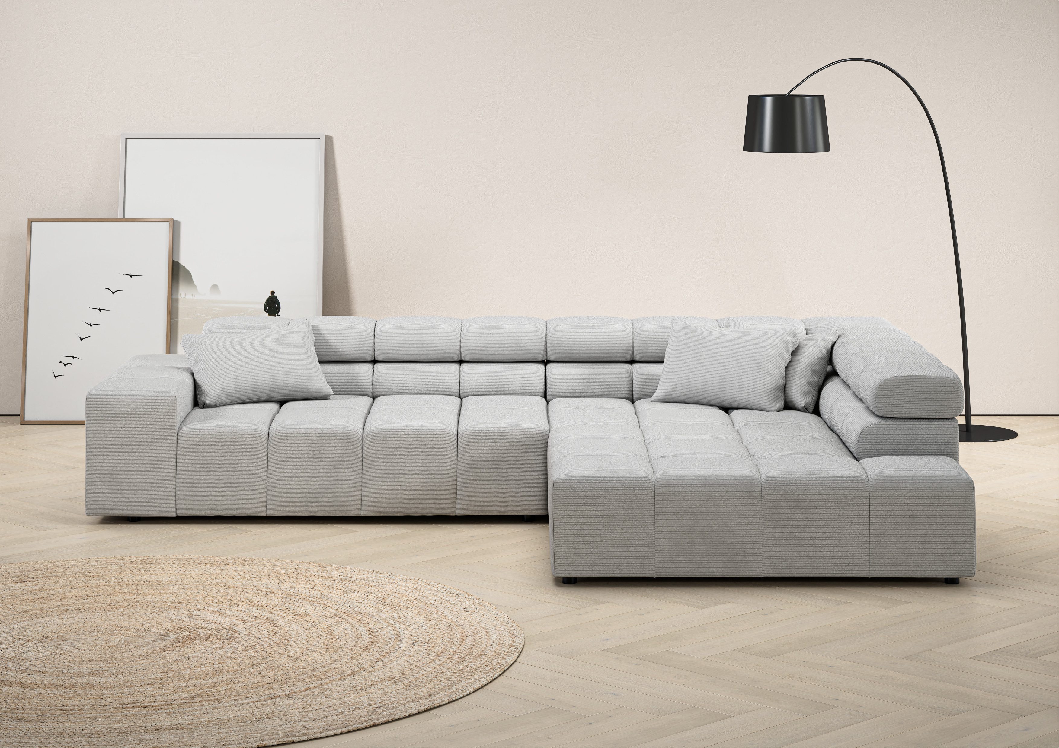 INOSIGN Ecksofa "Ancona incl. Kopfteilverstellung, OTTOs Choice, Breite 319 günstig online kaufen