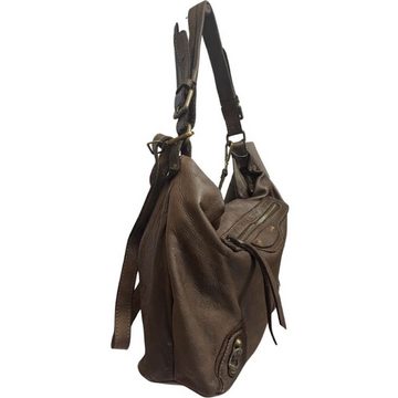 BZNA Schultertasche Mania Allegra Designer Damen Handtasche Tasche Leder Shopper