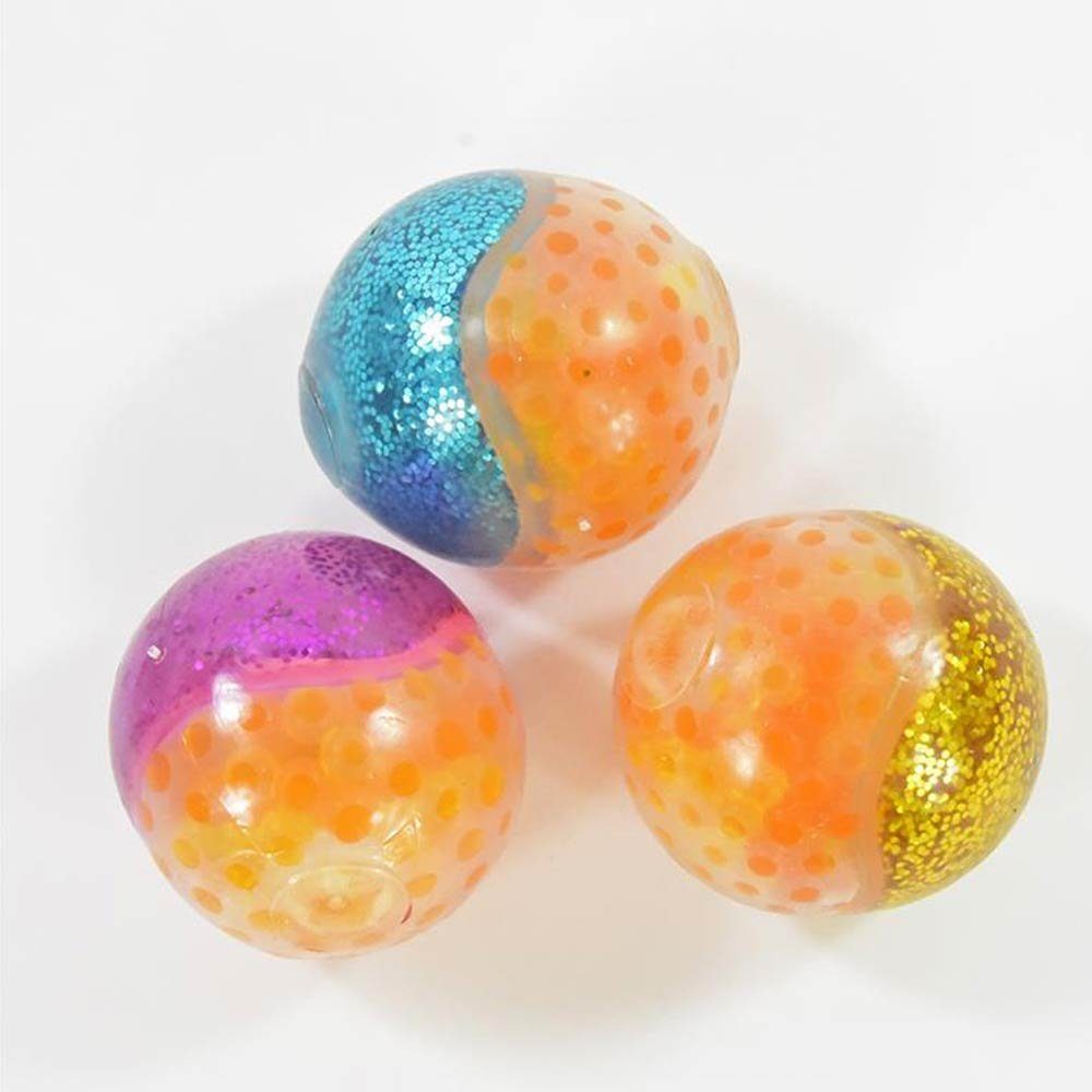 Kögler Spielball 3 x DabbleWabbel Antistress Ball Zweifarbig Duo-Quetschball Ø 6 cm (Set, 3er-Pack)