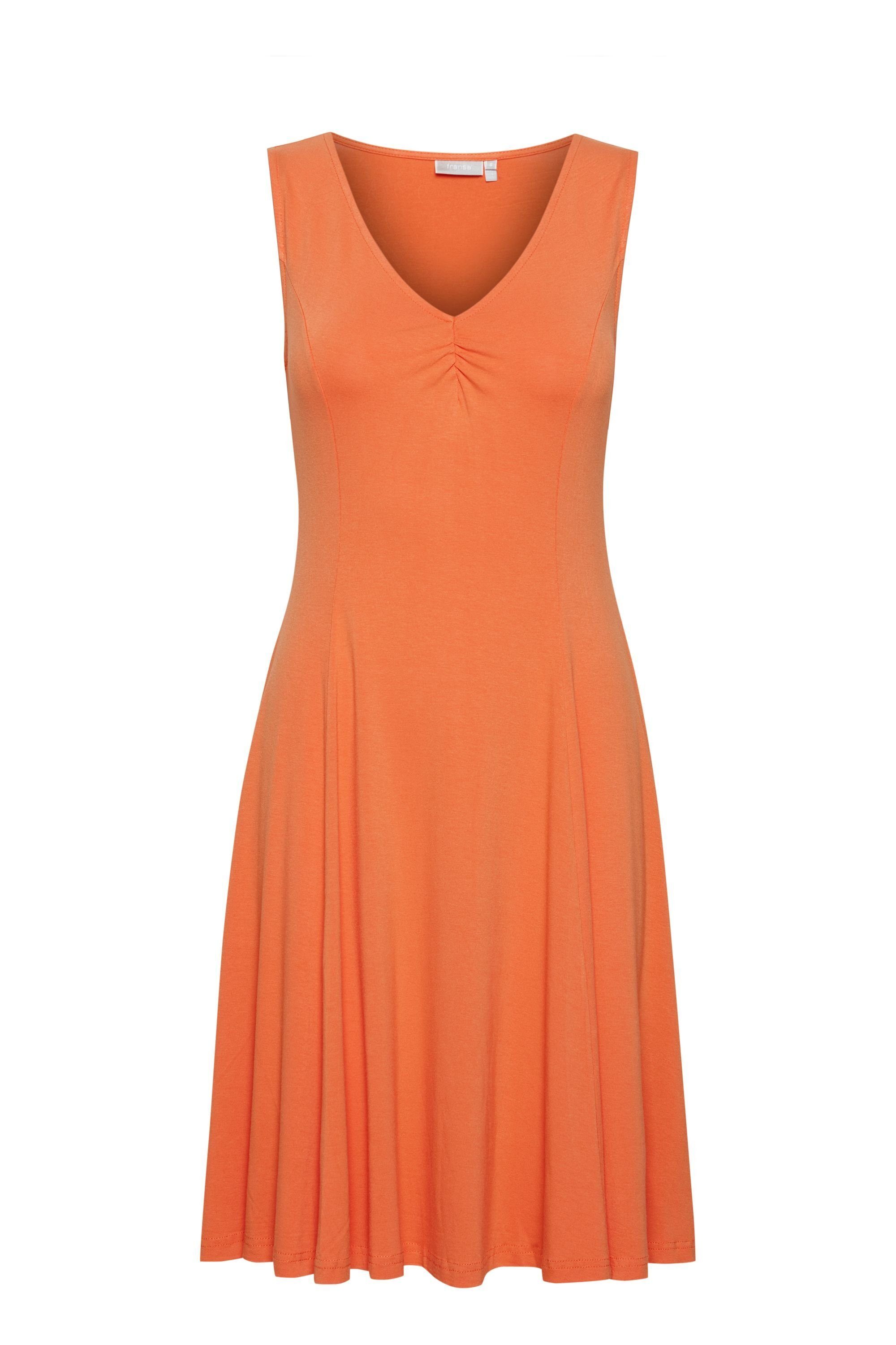 Dress FRAMDOT Orange Jerseykleid Dusty fransa 3 - 20609229 Fransa