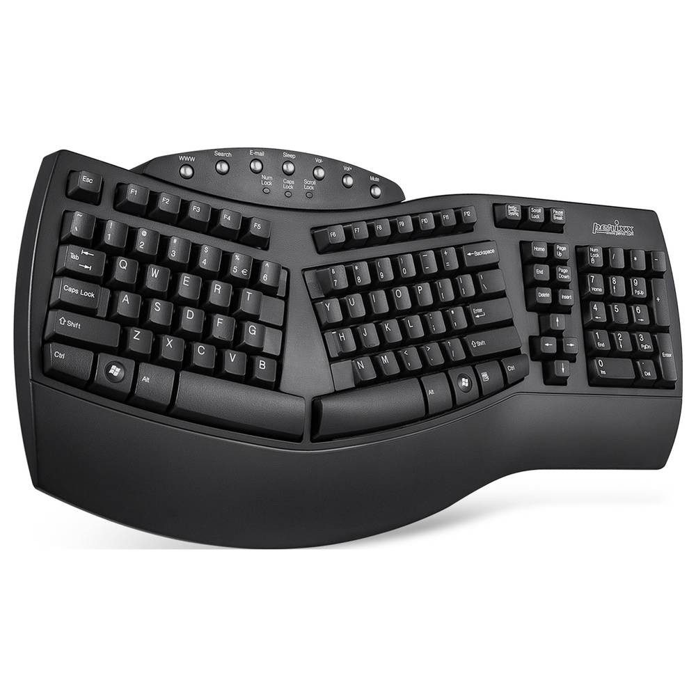 Perixx Tastatur, Maus-Set 12321 Tastatur- und Maus-Set, Ergonomisch