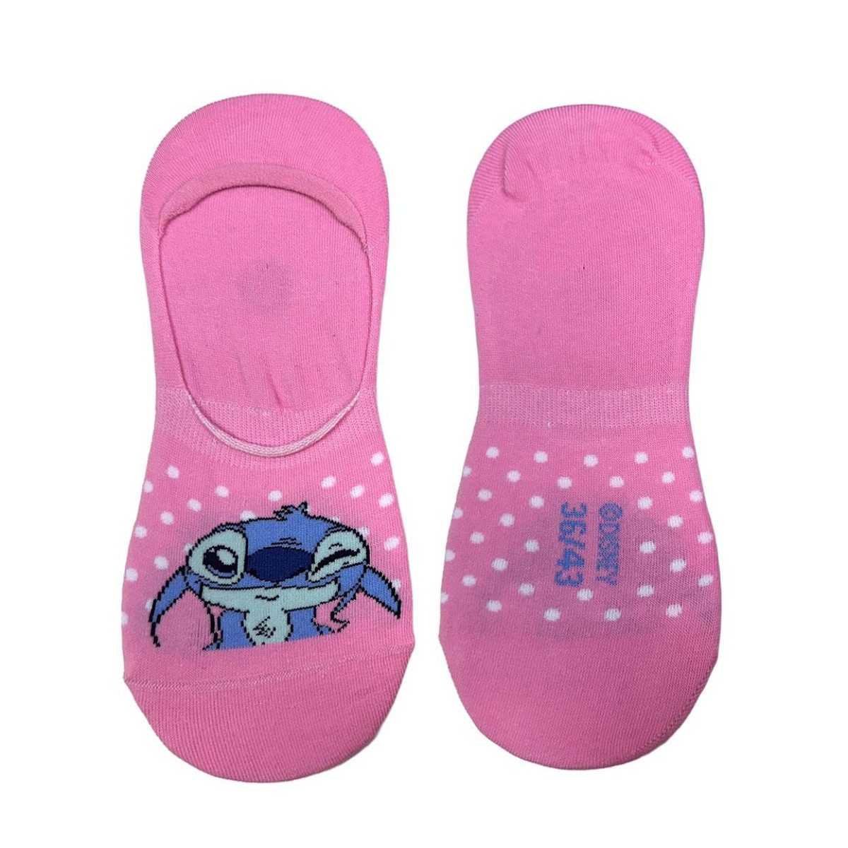 Lilo & Stitch Sneakersocken Unisex Kurzsocken Set 36 bis 43 (Onesize)