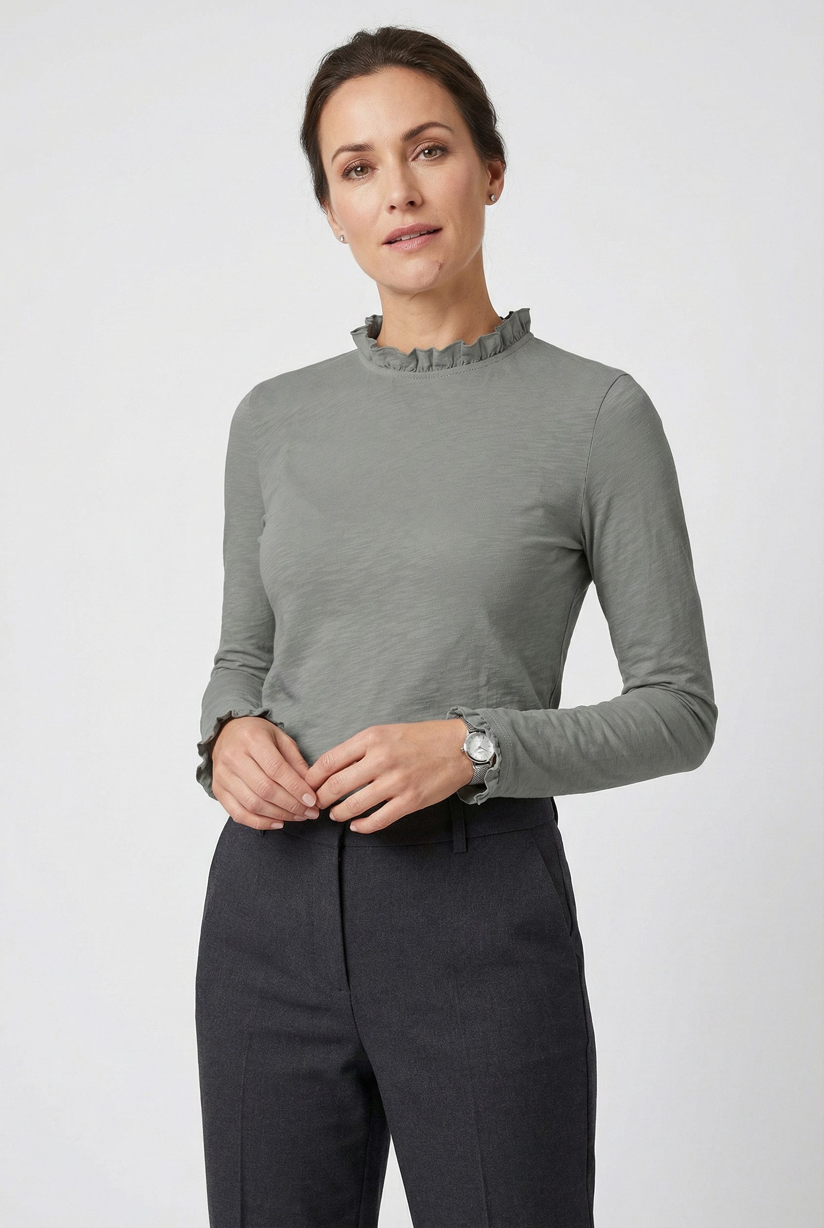 Langarmshirt 2409 O Slub F LS
