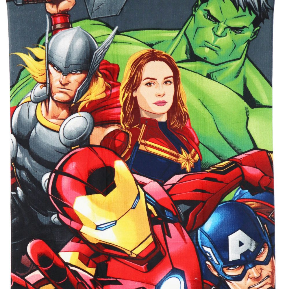 MARVEL Strandtuch Marvel Avengers Mikrofaser Strandtuch Badetuch XL 70x140 cm, Mikrofaser