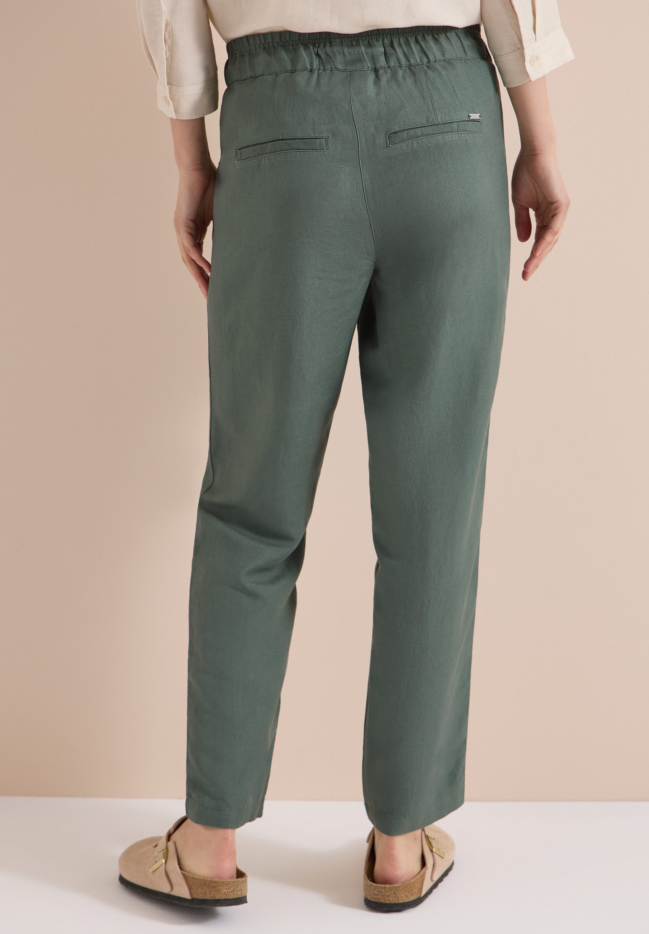 CECIL Stoffhose Style Chelsea Sommerhose aus Leinenmix