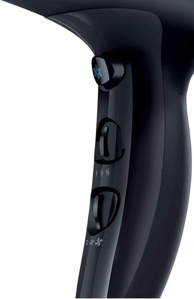 Remington Haartrockner D5210, 2200 W, mit Ionenpflege [leicht & leistungstark, Keramik-Ionen-Ring] schwarz