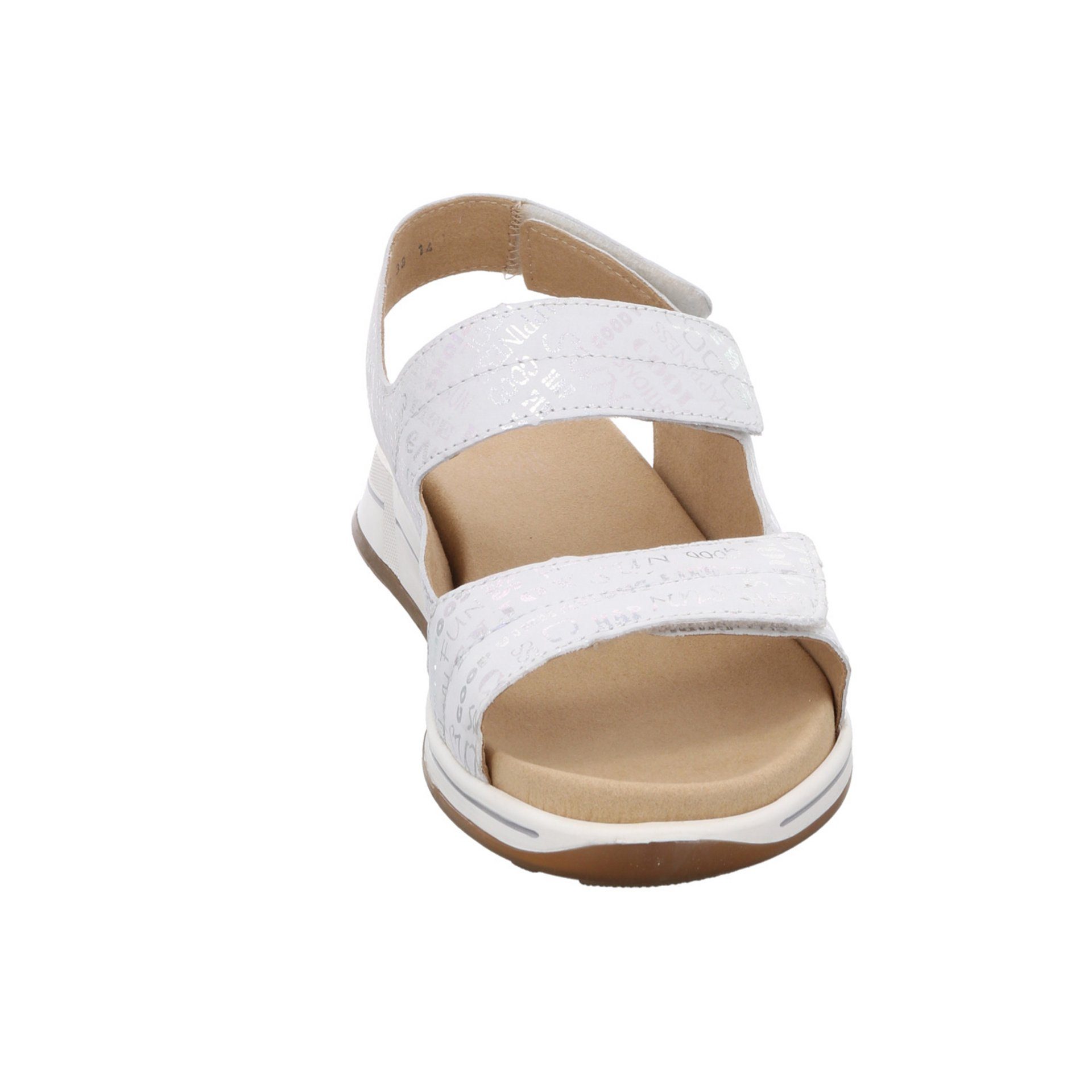 Ara Damen Sandalen Osaka-S Sandale offwhite Sandalette Glattleder 048198