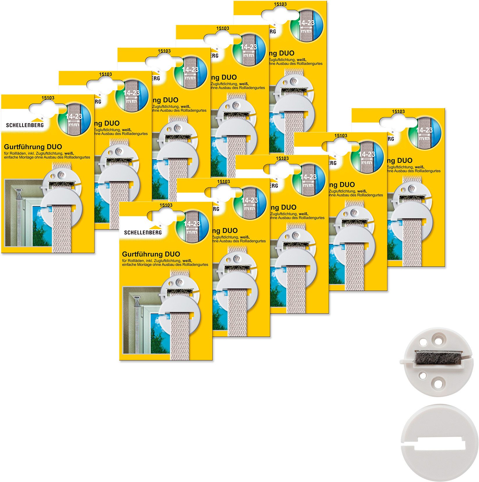 SCHELLENBERG Rollladen-Gurtführung Duo für das Rollladensystem günstig online kaufen