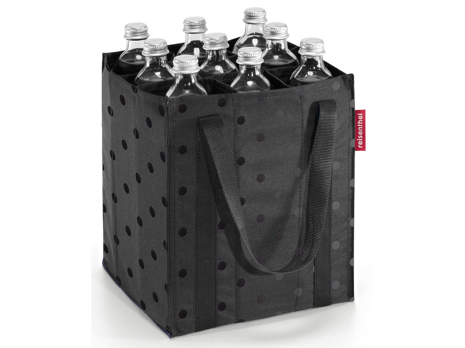 REISENTHEL® Einkaufsshopper bottlebag glossy dots black günstig online kaufen