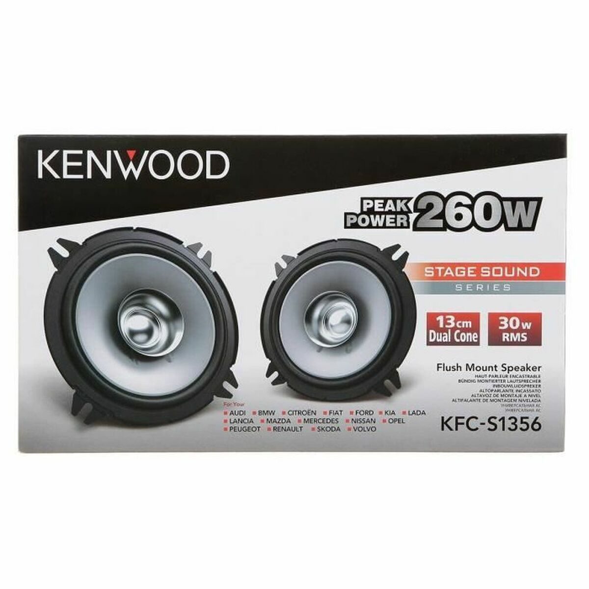Kenwood Lautsprecher (Lautsprecher Kenwood KFC-S1356 2 Stücke (2 Stück)