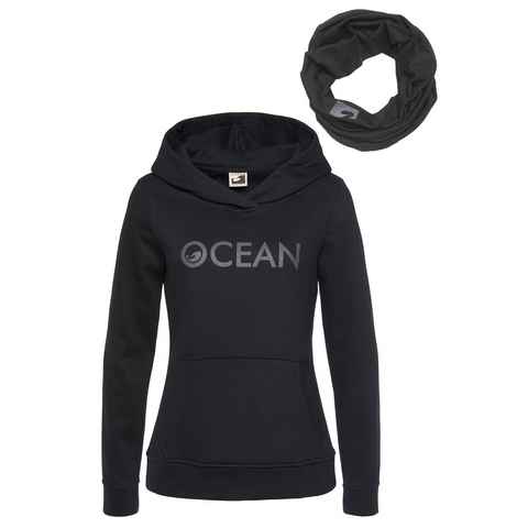 Ocean Sportswear Kapuzensweatshirt mit Multifunktionaler Tube Schal (Set, 2-tlg)