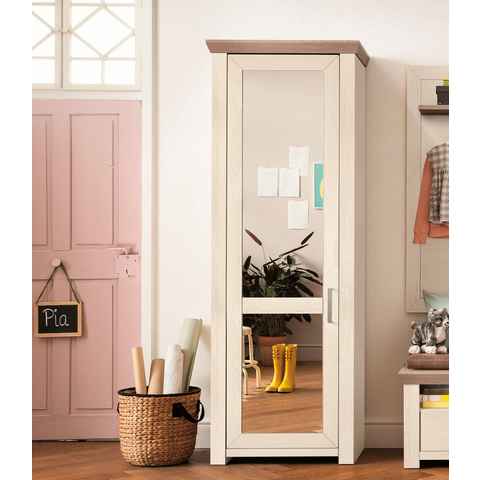 set one by Musterring Garderobenschrank york mit Spiegel Typ 01/Typ 12, im Landhausstil