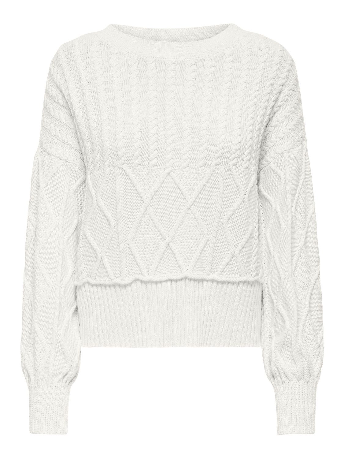 ONLY Strickpullover ONLKAYA LIFE LS LOOSE CABLE ONECK C günstig online kaufen