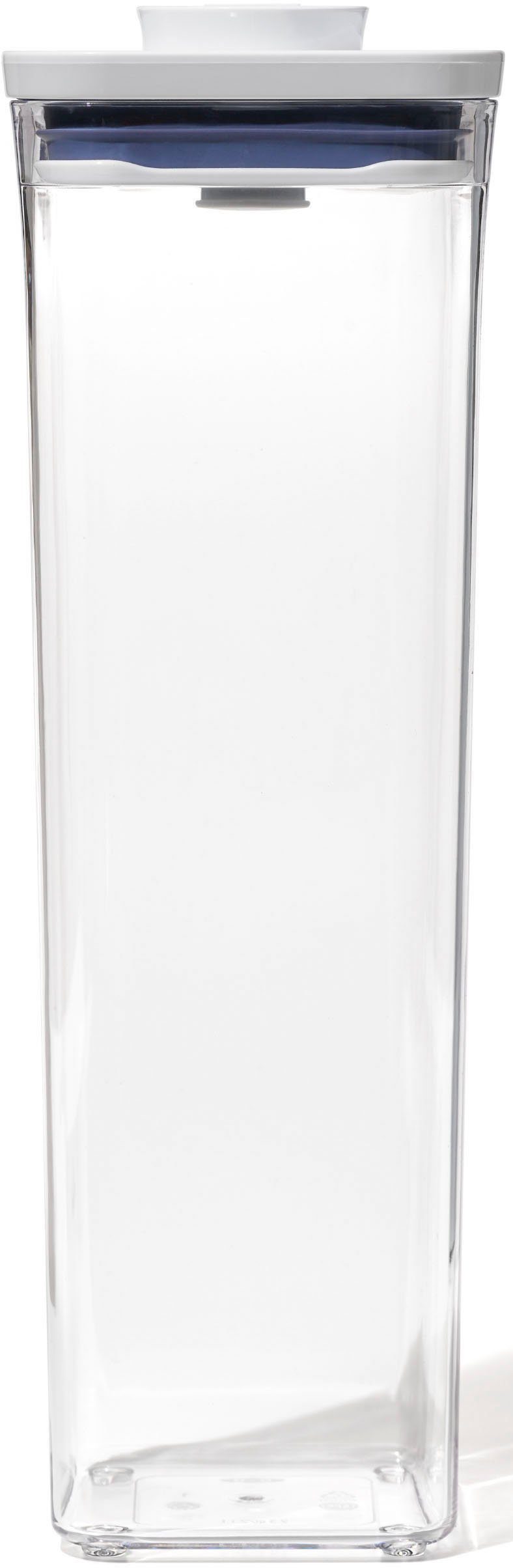 OXO Good Grips Vorratsdose, Kunststoff, (1-tlg), KLEINES QUADRAT - GROSS 2.1L