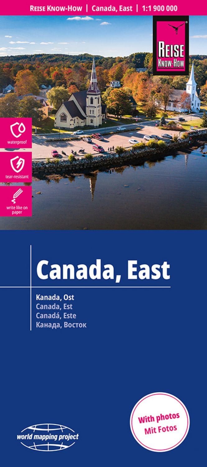 Reise Know-How Landkarte Kanada, Ost, Canada, East (1:1.900.000) / diverse