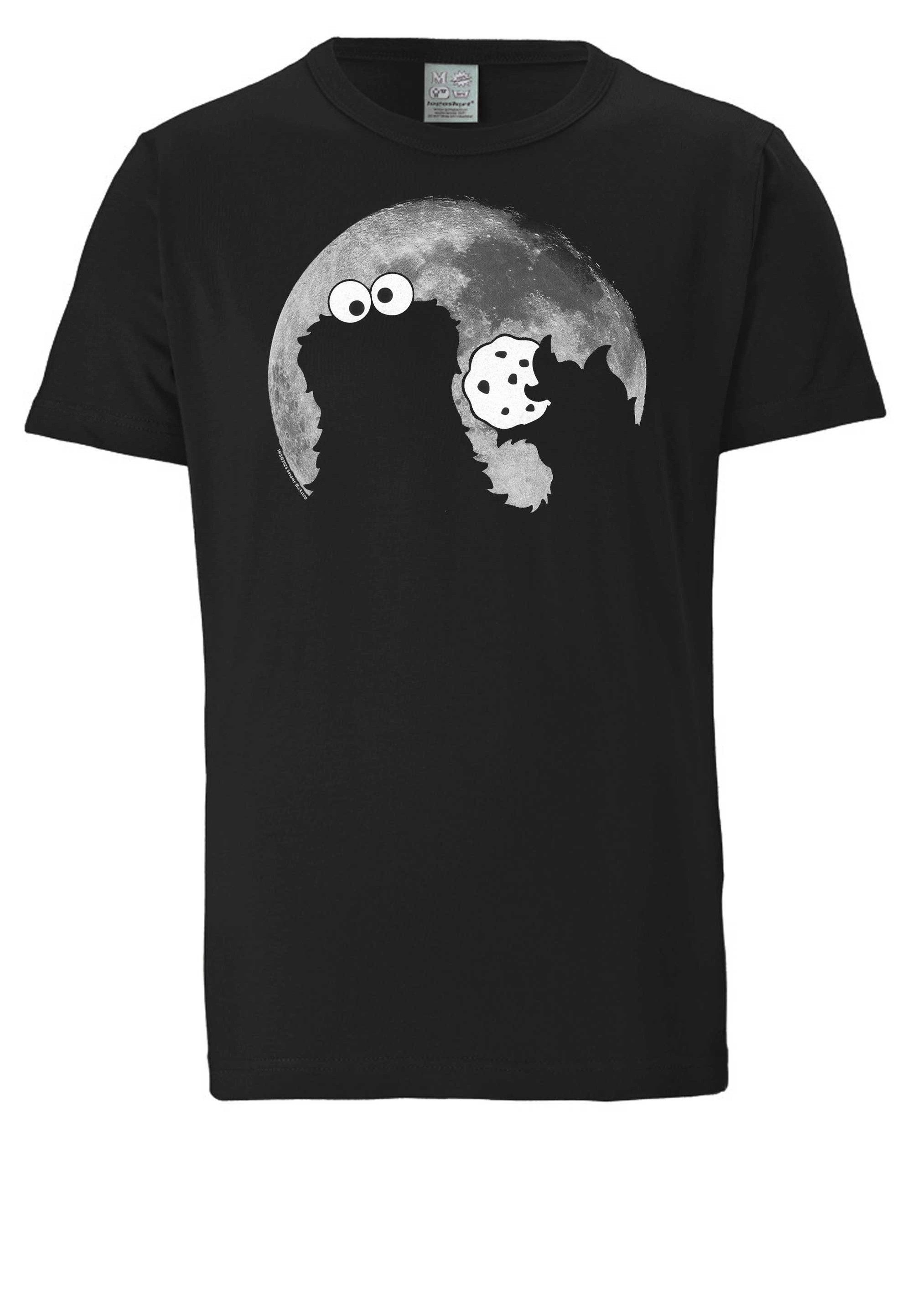 T-Shirt Sesamstrasse - Krümelmonster Mond
