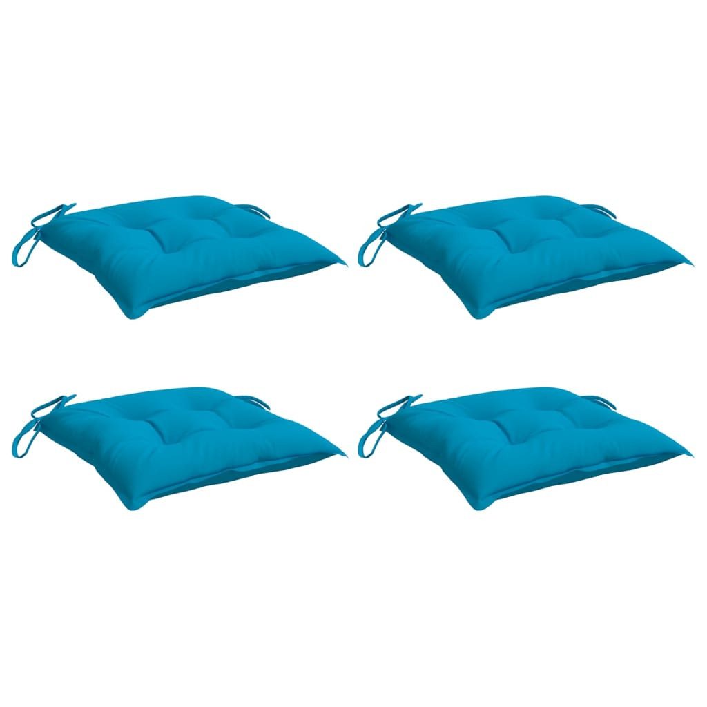 vidaXL Sitzauflage Palettenkissen 4 Stk. Hellblau günstig online kaufen