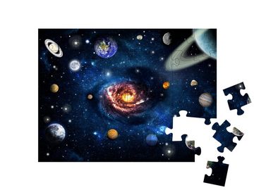 puzzleYOU Puzzle Weltraum, Sonnensystem und Planeten, Sterne, Erde, 48 Puzzleteile, puzzleYOU-Kollektionen Weltraum, Universum