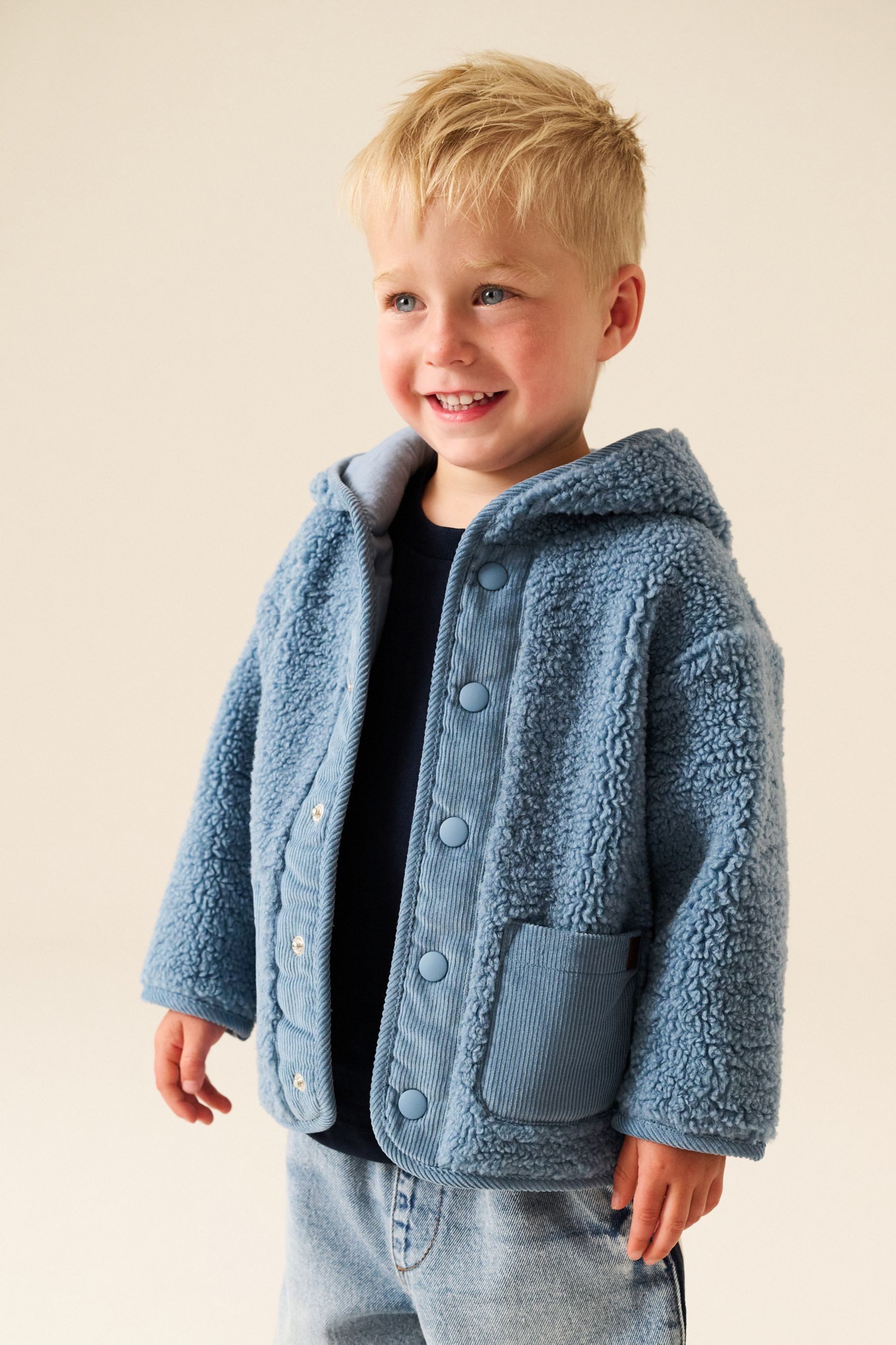 Next Kapuzenfleecejacke Fleecejacke mit Kapuze (1-St)