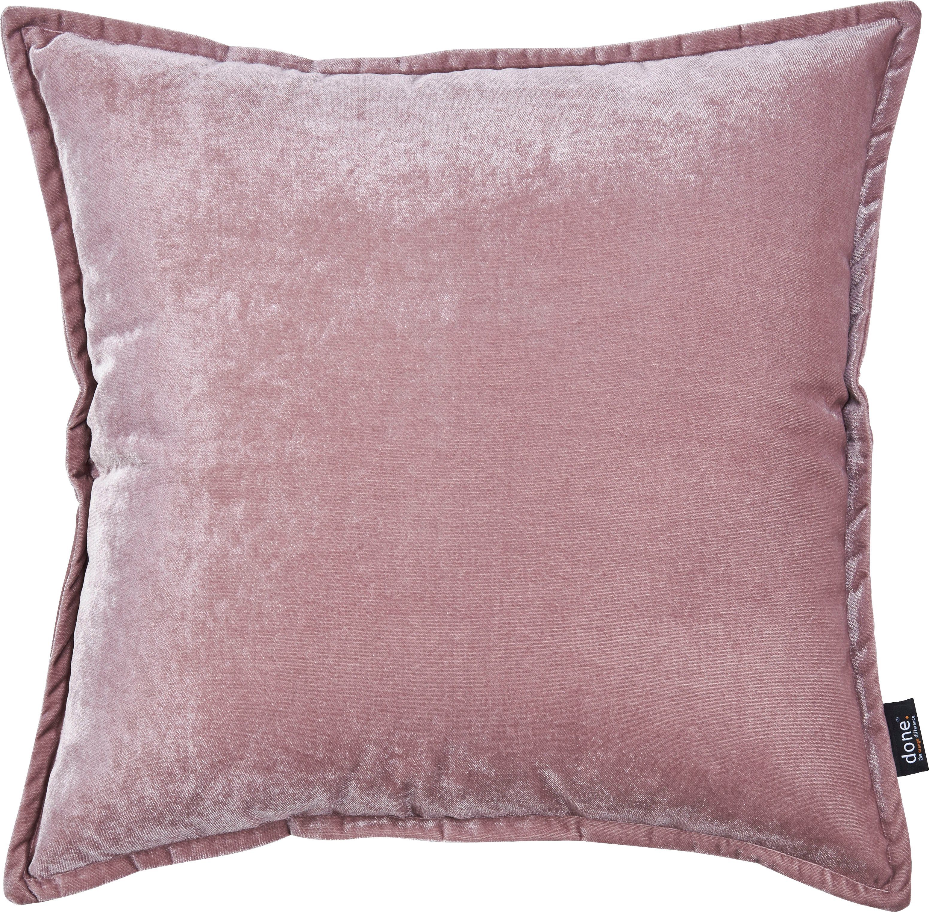 done.® Dekokissen Glam, unifarben, Reißverschluss, Kissenhüle ohne Füllung, günstig online kaufen