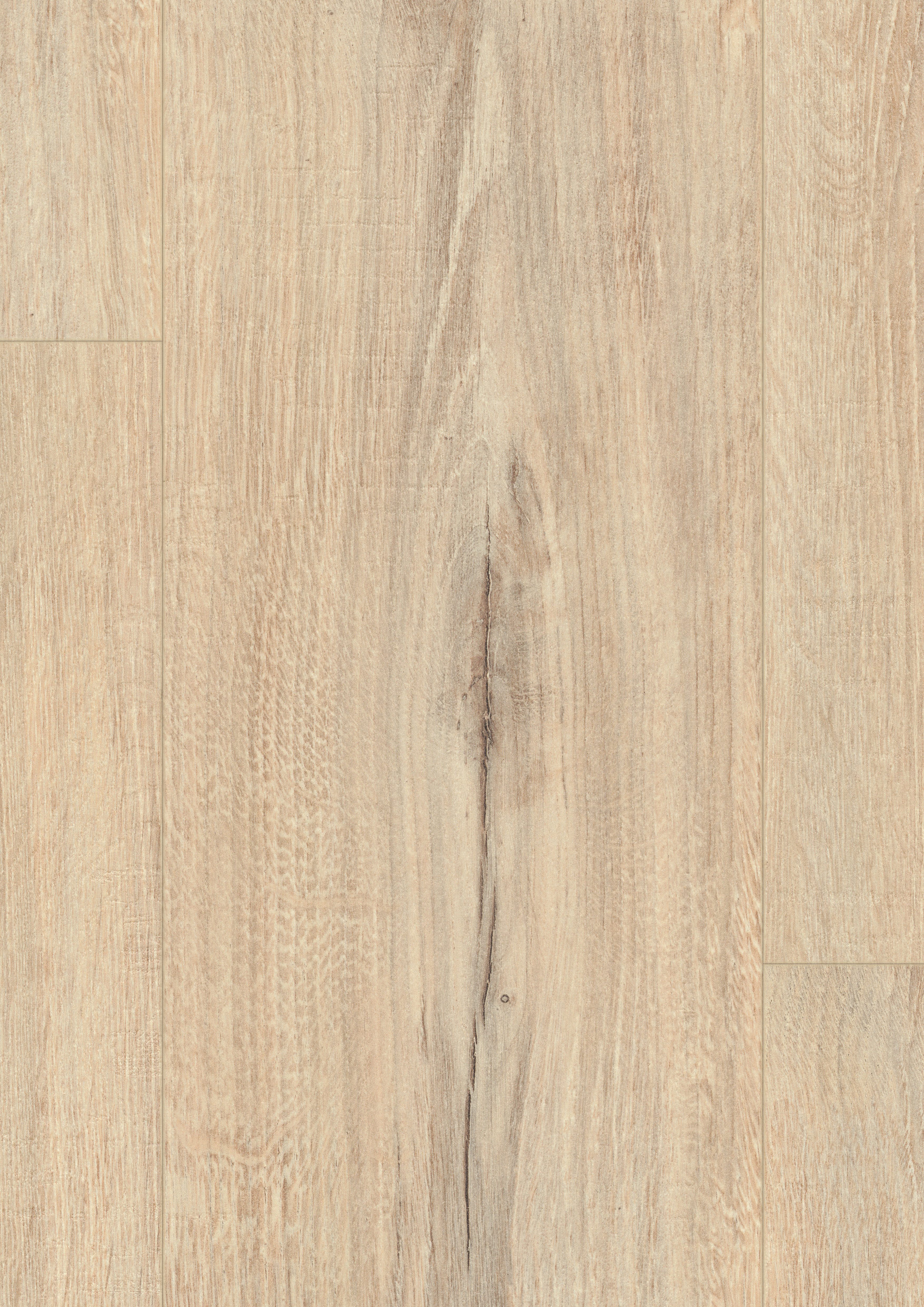 EGGER Vinylboden Aquadura EDF203 Panora Eiche beige (7,5mm; 1,995qm), Wasserbeständig, Holzbasierter elastischer Bodenbelag mit HDF Trägerplatte