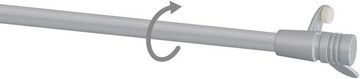 Scheibenstange presto modern, Good Life, Ø 10 mm, 1-läufig, ausdrehbar, ohne Bohren, geklemmt, Kunststoff, Metall