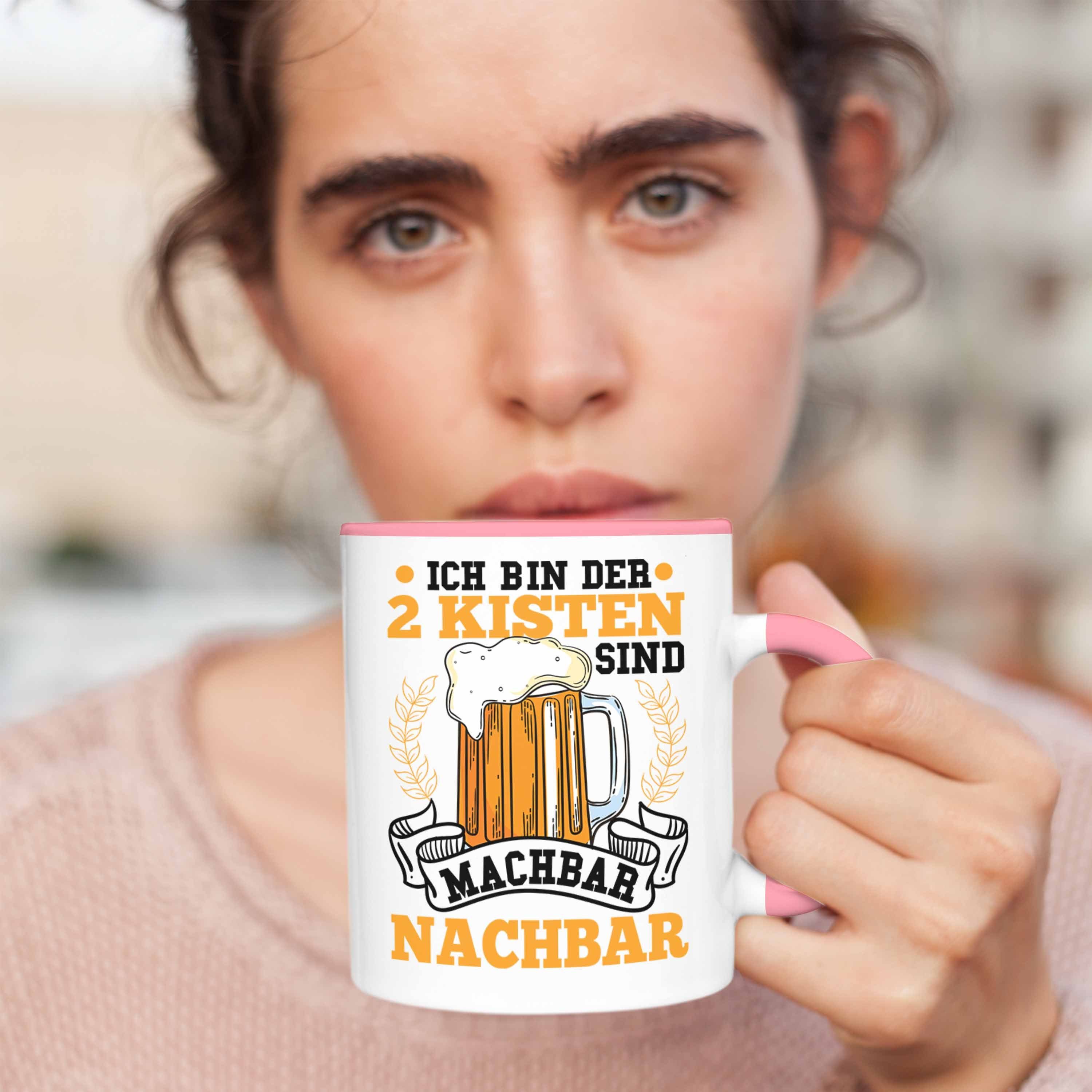 Tasse Rosa Cooler Trendation Tasse Geschenk Nachbar Geschenkidee Bester Nachbar Trendation - Nachbarn