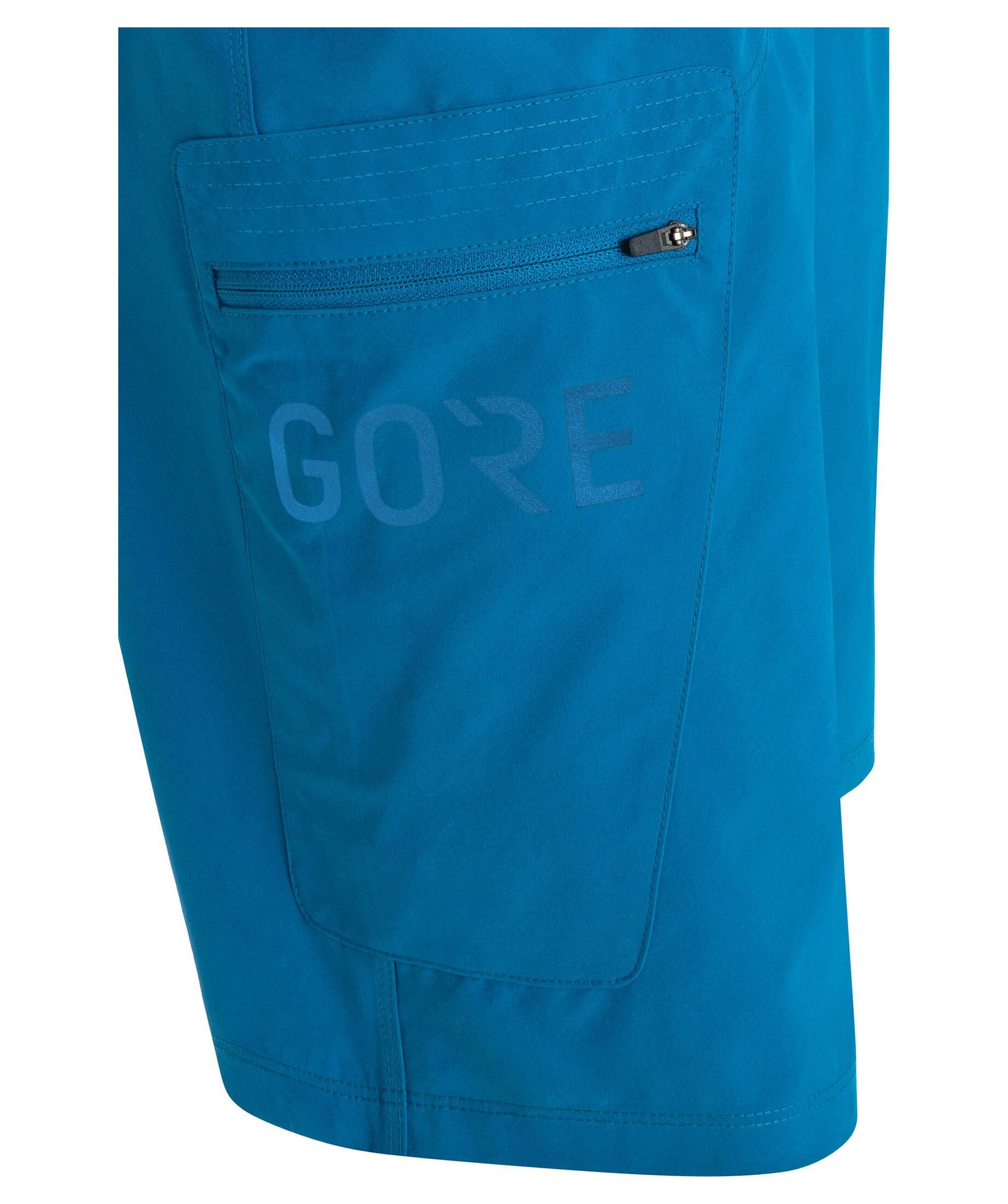 (1-tlg) PASSION Herren blau GORE® (296) Wear Radshorts Fahrradhose