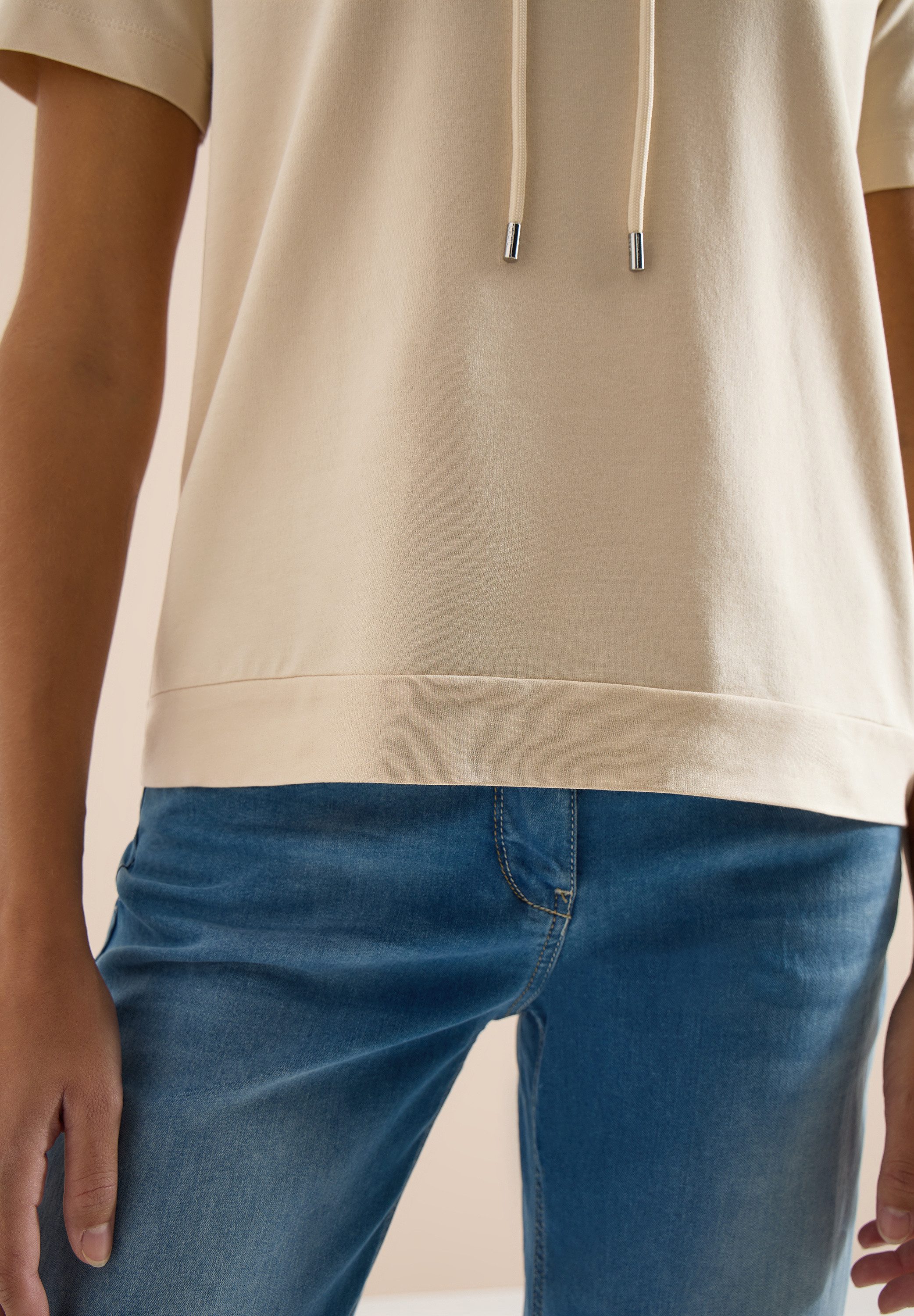 CECIL Kapuzenshirt mit Schriftzug