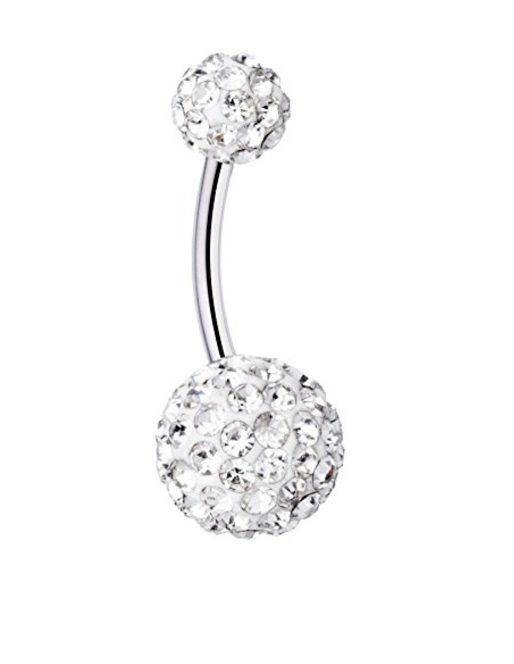 Paletti Bauchnabelpiercing Bauchnabelpiercing aus Chirurgenstahl transparen günstig online kaufen