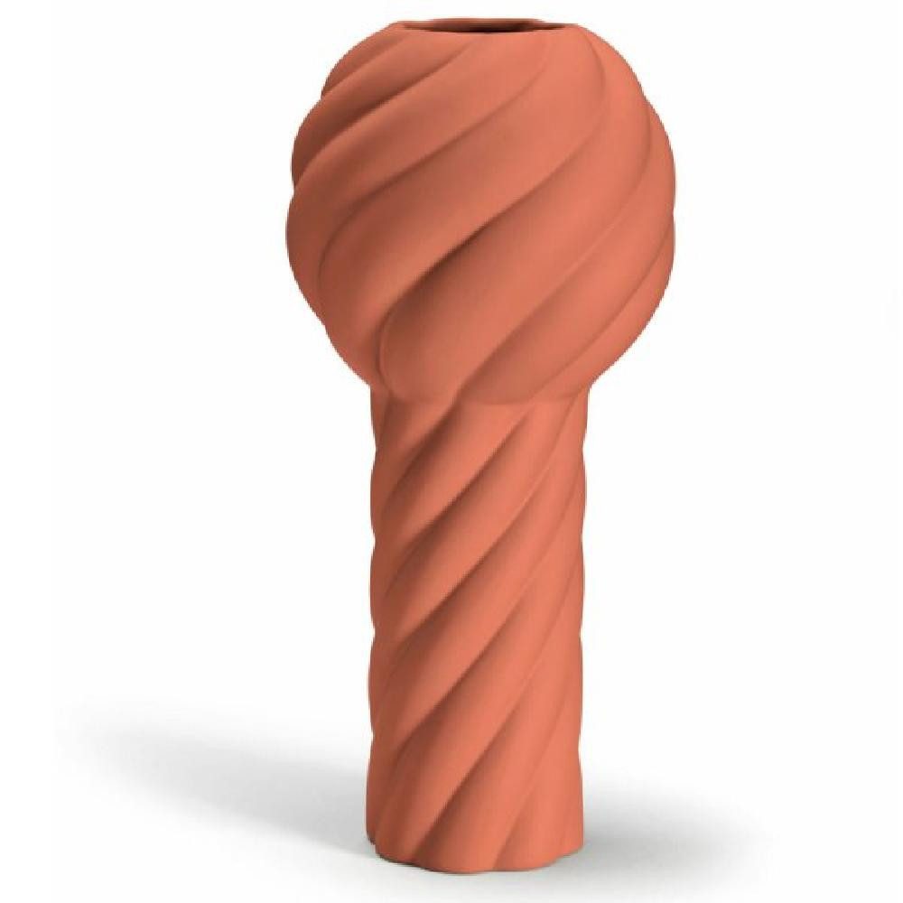 Cooee Design Dekovase Cooee Design Vase Twist Pillar Vase Brick Red (34cm)