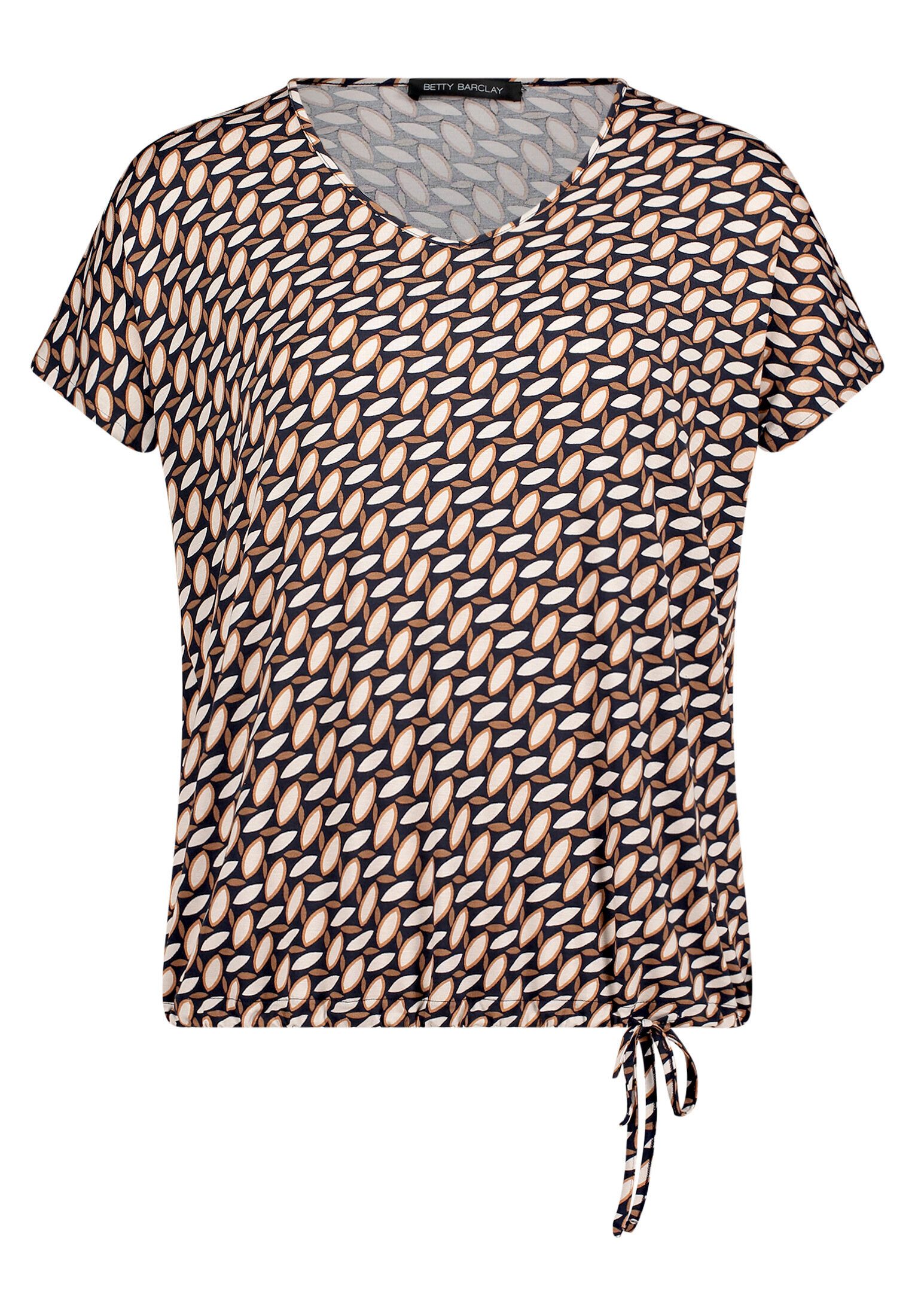 Betty Barclay Kurzarmshirt Damen mit V-Ausschnitt (1-tlg)
