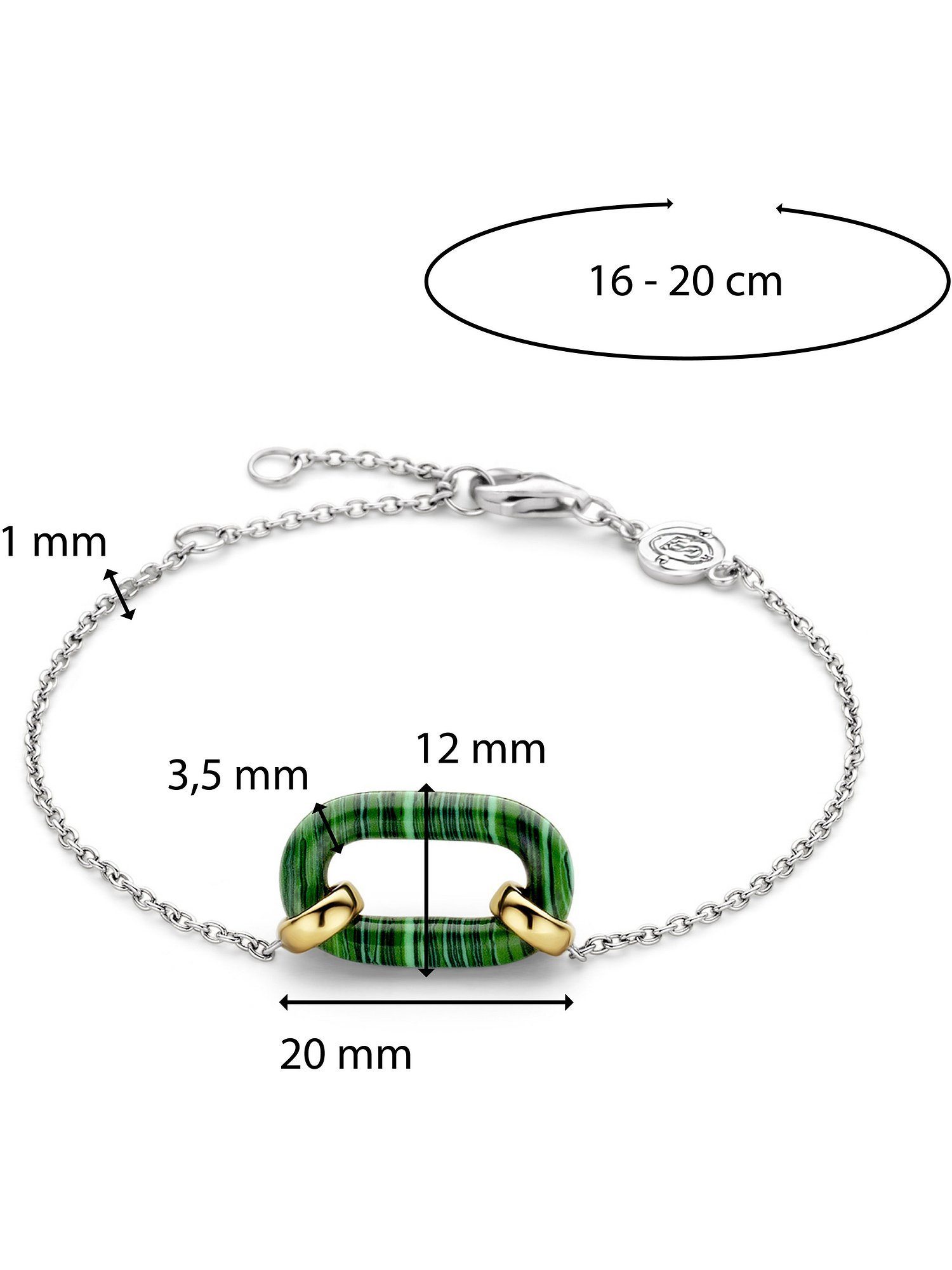 TI SENTO - Milano Silberarmband, Klassisch