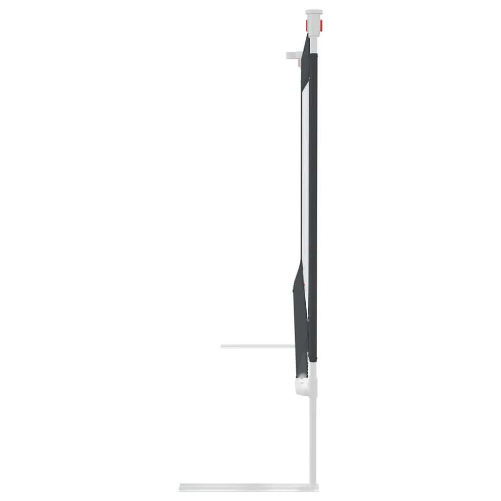 vidaXL Bettschutzgitter, Kleinkind-Bettschutzgitter Dunkelgrau 140x25 cm Stoff
