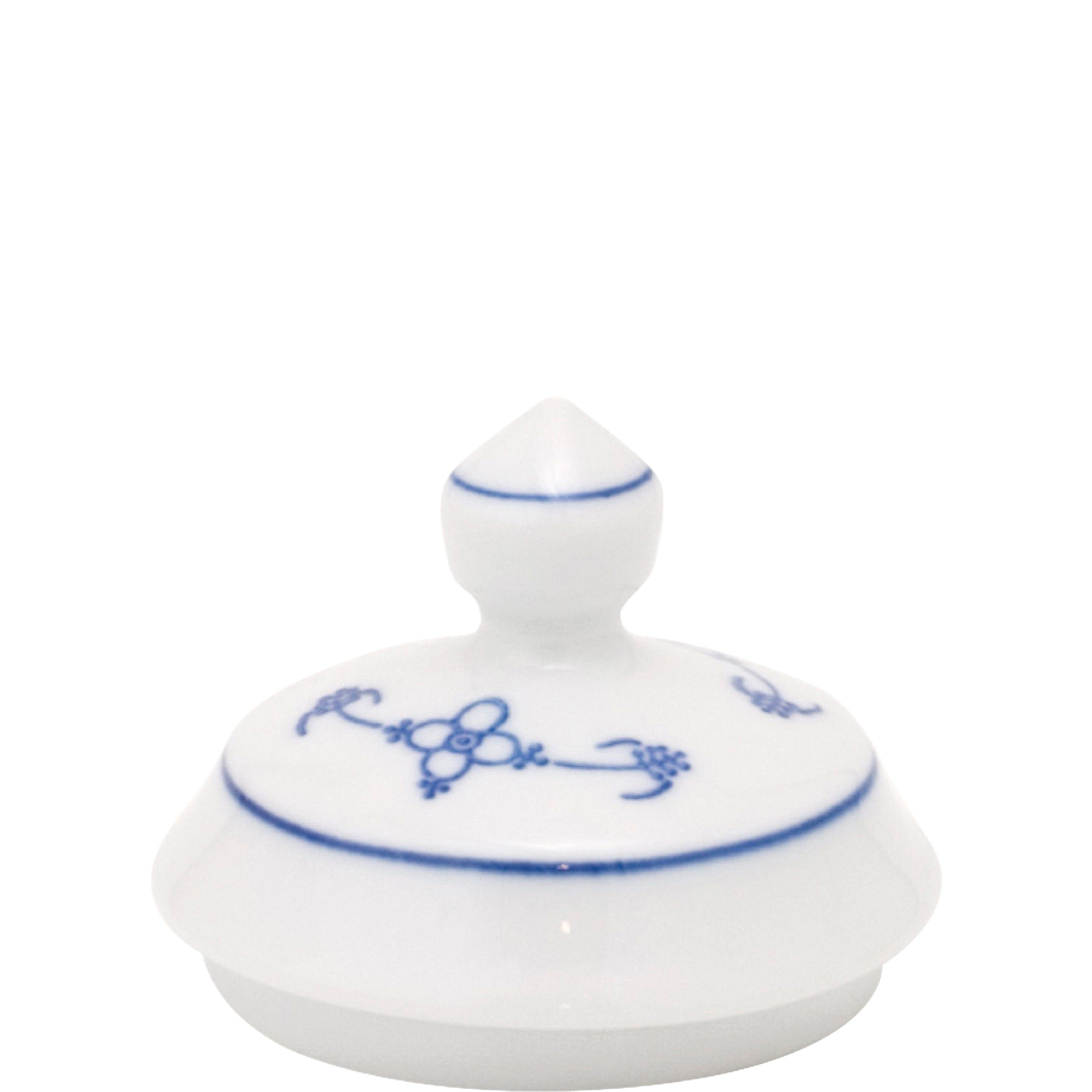 KAHLA Zuckerdose Blau Saks 0,25 l, Porzellan, (2-tlg), von Hand dekoriert