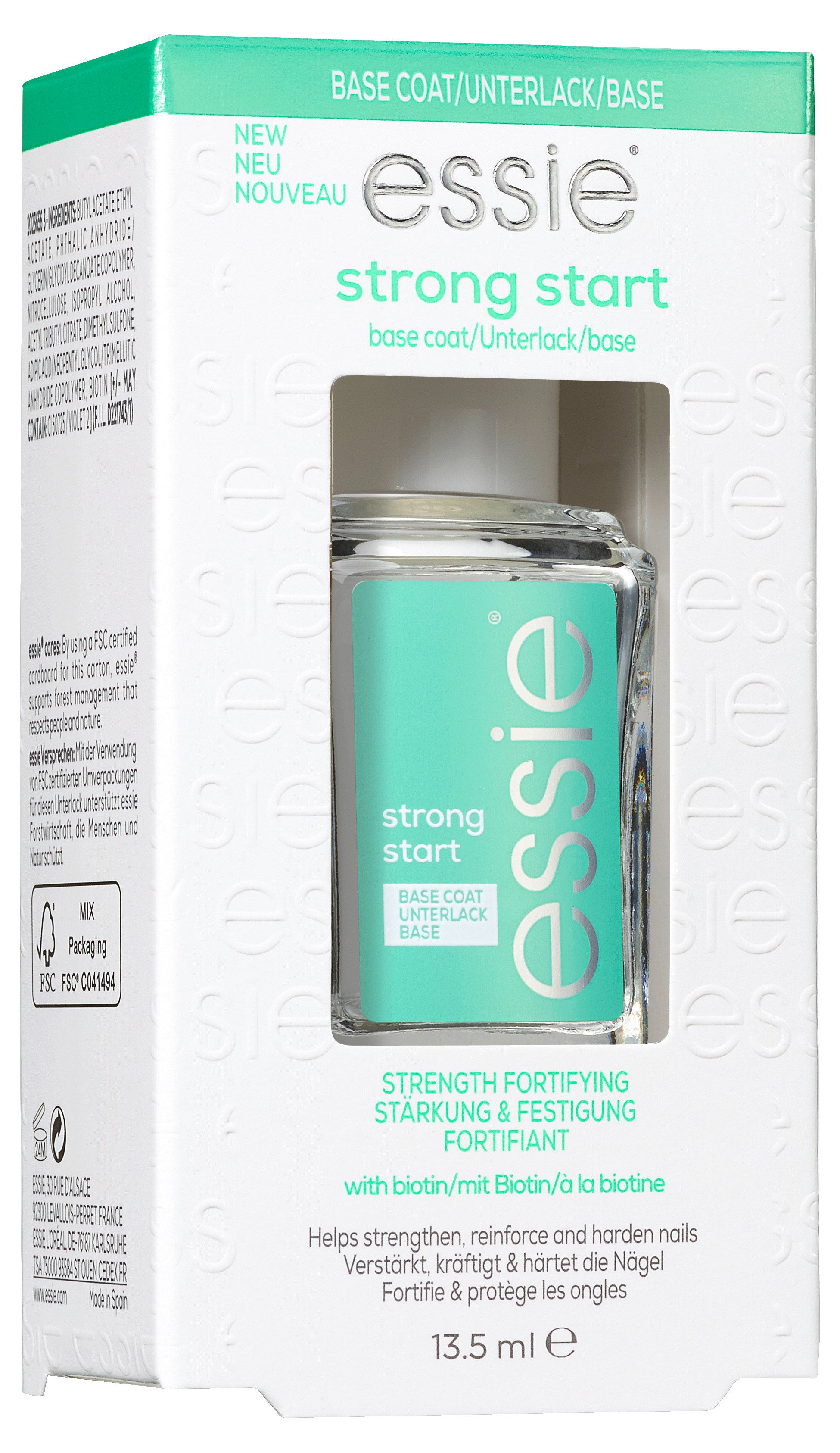 essie Unterlack STRONG START, für dünne und brüchige Nägel