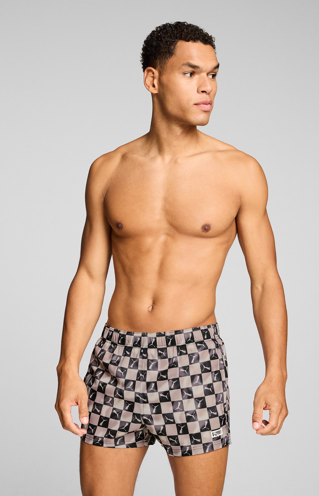 PUMA Badeshorts PUMA SWIM MEN PRINTED CAT SHORT SHORTS mit Gummizug und sei günstig online kaufen