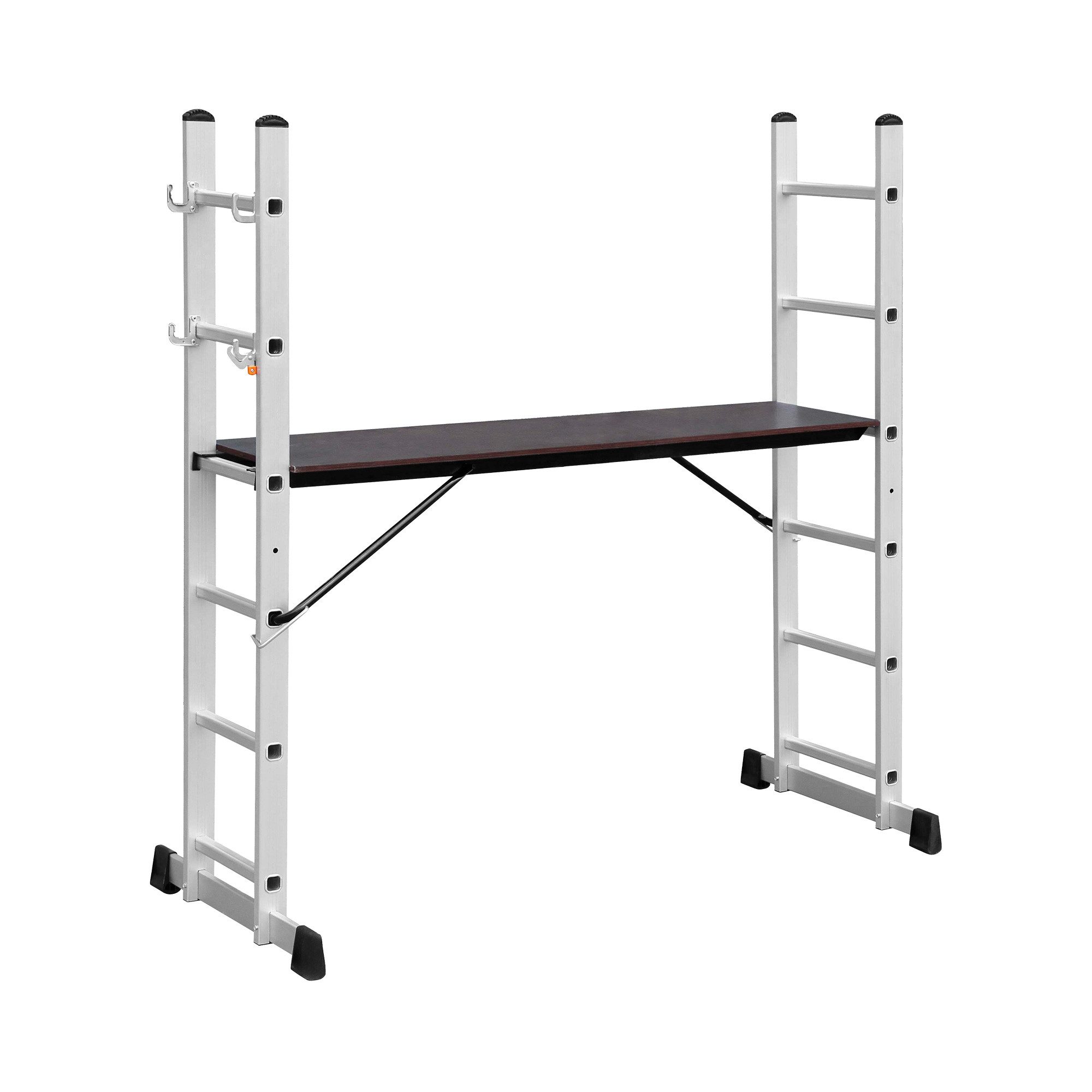 MSW Arbeitsgerüst 3in1 Leitergerüst Klappgerüst Multifunktionsgerüst Aluger günstig online kaufen