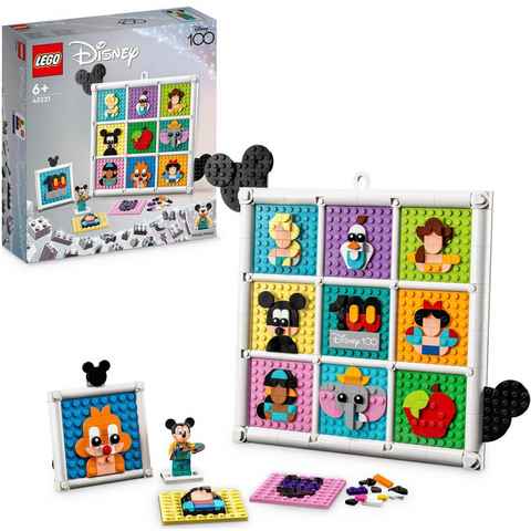 LEGO® Konstruktionsspielsteine 100 Jahre Disney Zeichentrickikonen (43221), LEGO® Disney, (1022 St), Made in Europe