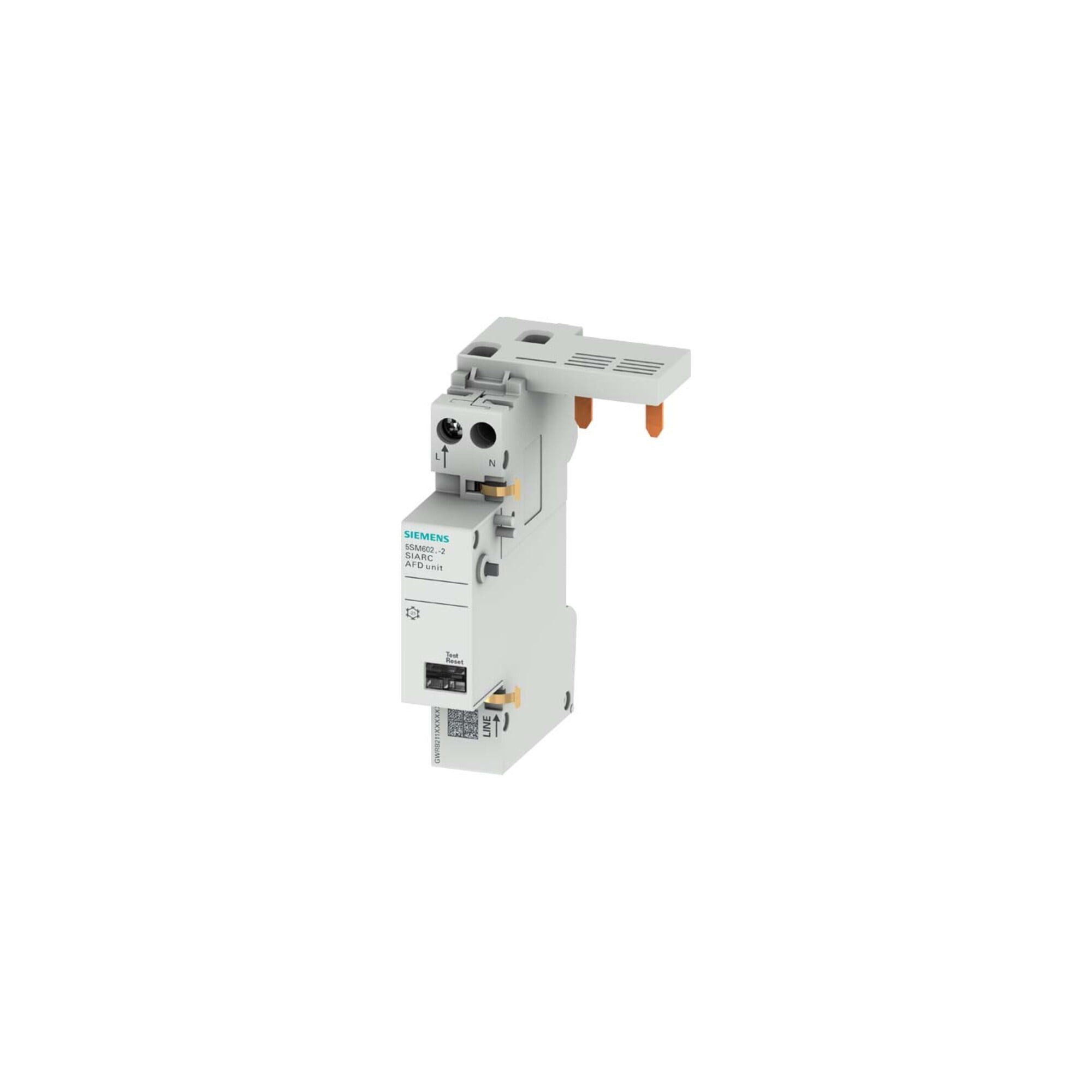 SIEMENS Sicherungsmutter Siemens Indus.Sector Brandschutzschalter-Block AFDD, f.FI/LS, 16A 5SM6