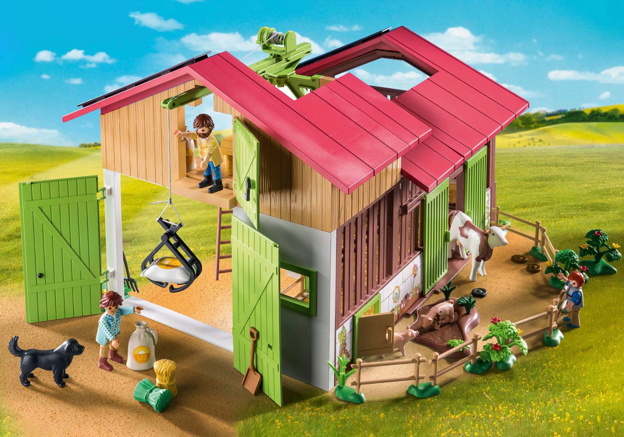 Playmobil® Großer Bauernhof (71304), Country Konstruktions-Spielset, (182 St), teilweise aus recyceltem Material; Made in Germany