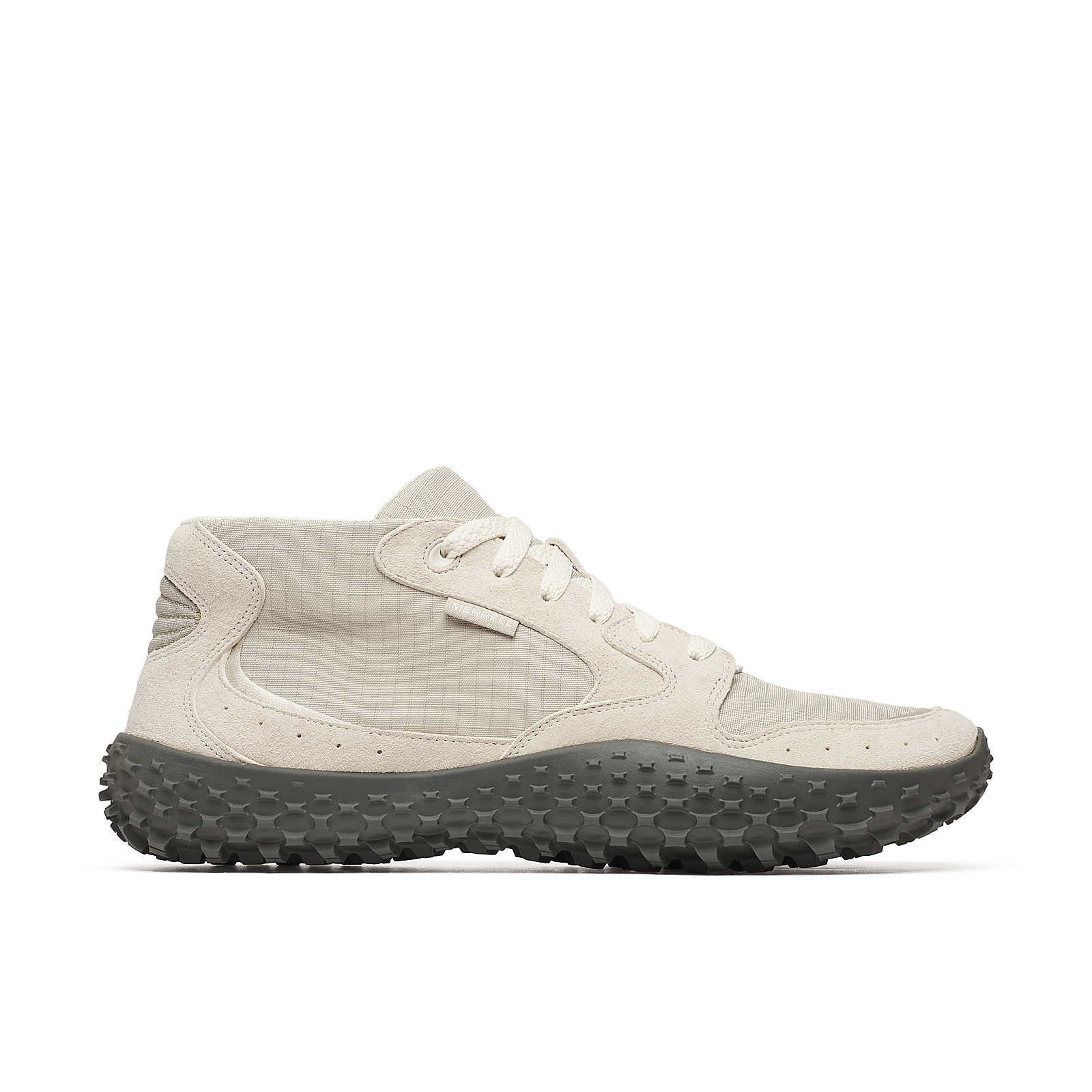 Merrell Minimal-Sneaker Wrapt Mid WP (Leder, wasserdicht) hellgrau Herren Laufschuh
