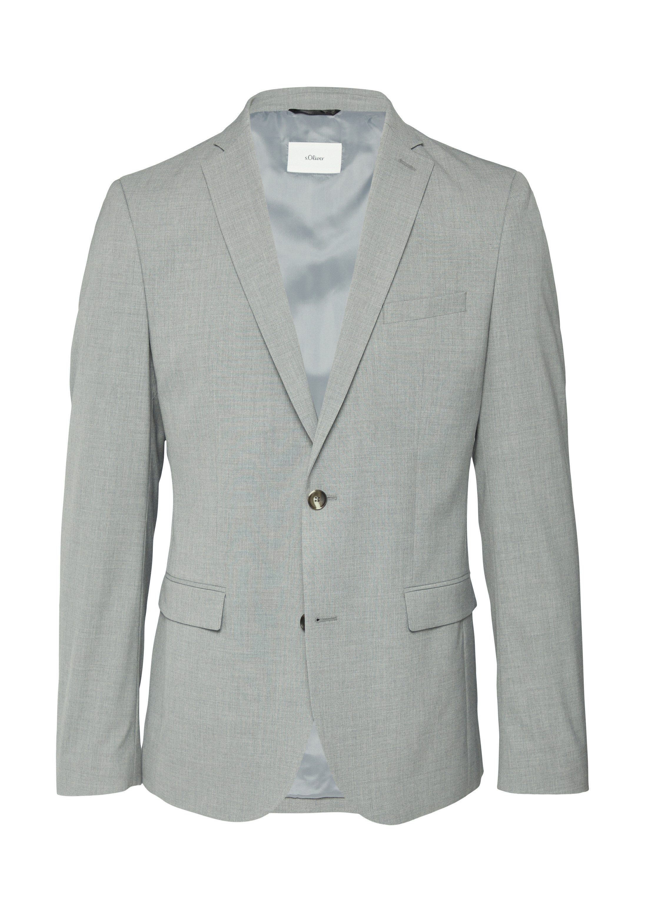 s.Oliver Sakko Indoor-Jacke S.OPURE s.O PURE: Anzugsakko mit feiner Webstruktur