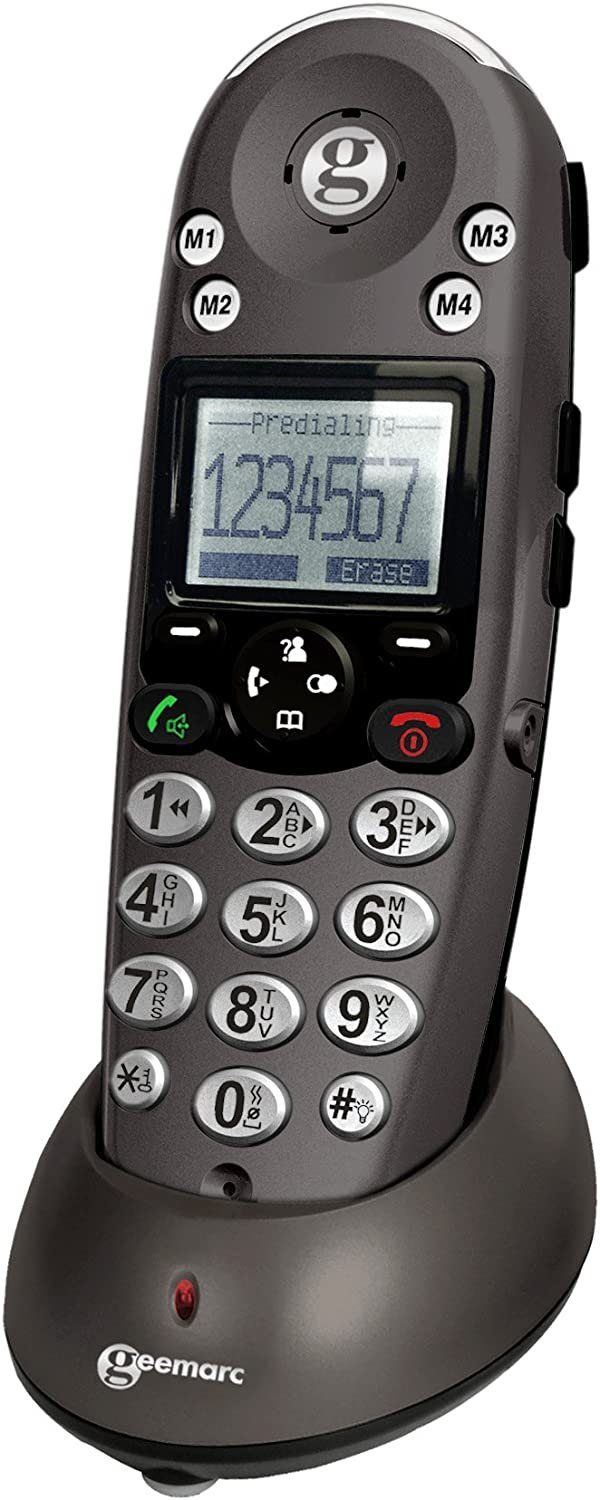 Schwerhörigentelefon Geemarc Schnurloses Geemarc 350 AmpliDECT Seniorentelefon